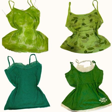 Y2K Forest Fairy Cami Tops - ST-077