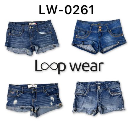 Y2K Denim Micro Mini Shorts