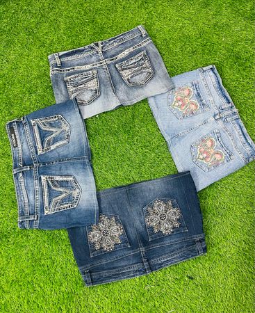 Y2K Embroidered Skirts