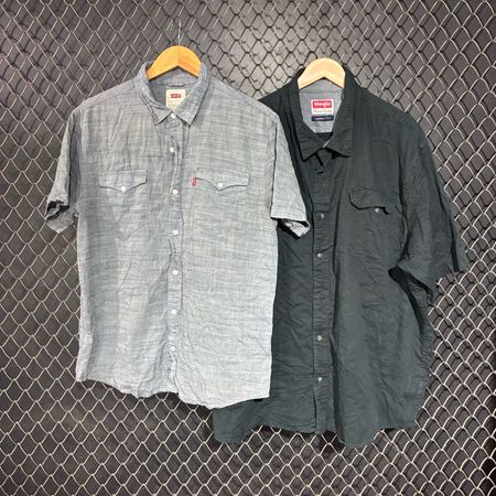 Thrifted Lee , Levis & Wrangler Men Shirts (FNC:673)