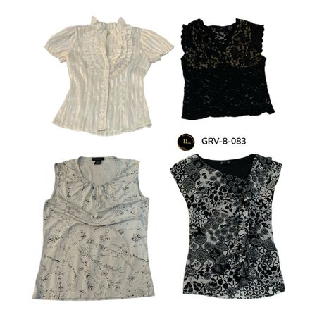 2. Women’s Poly Blouse – Lightweight Everyday Fashion. (GRV-8-083)