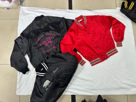 Giubbotto bomber in satin vintage B# 585