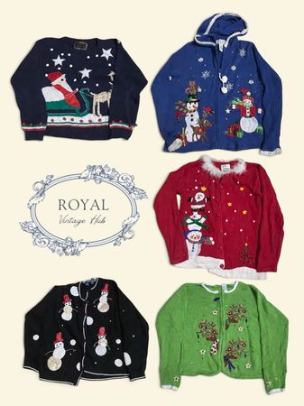 Vintage / Y2K Holiday Knitwear Bundle 🧶