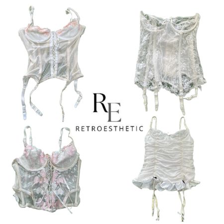 Y2K Romantic Vibe Corset RE-3762