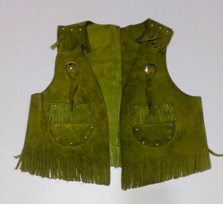 Vintage Fringe leather jackets and vests vid 111