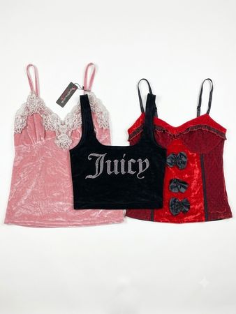 Samt-Cami-Tops
