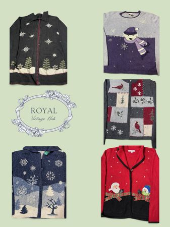 🧶 Y2K VINTAGE COZY FESTIVE KNITWEAR
