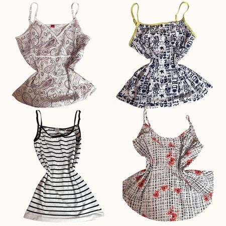 Y2K Off Duty Cami Tops - ST-043