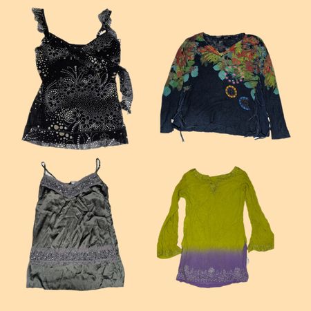 Y2K Grunge Tone Tops Mix