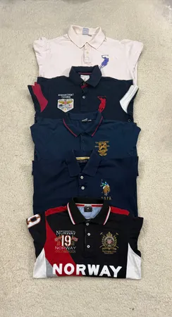 Mix Branded Big Pony Polo Shirts