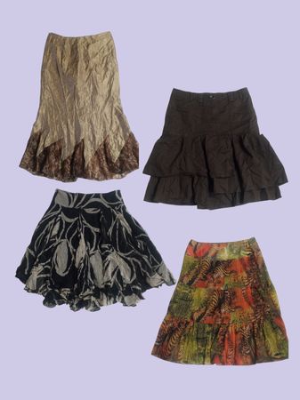 Y2k summer skirts