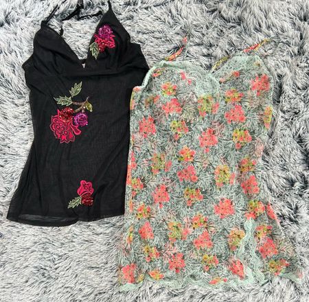 Y2k Cami Midi Tops (1239)