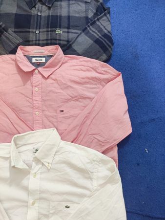 Lacoste and Tommy Cotton shirts