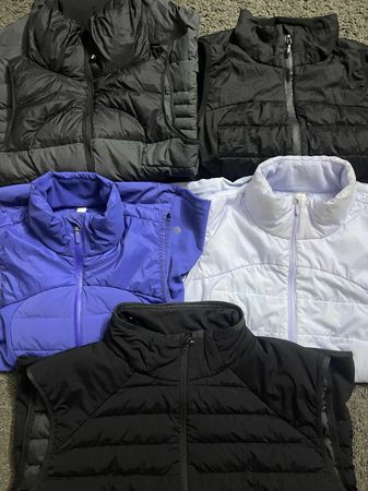 Lululemon puffer jackets 7 pieces