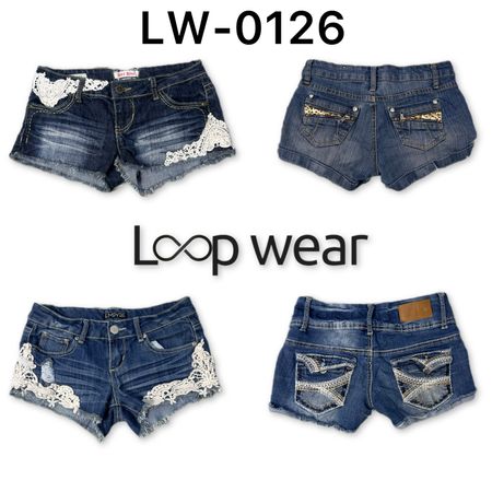 Shorts en jean de l'ère Britney Y2K