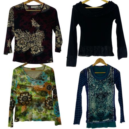 Blusa a maniche lunghe Y2K 👚
