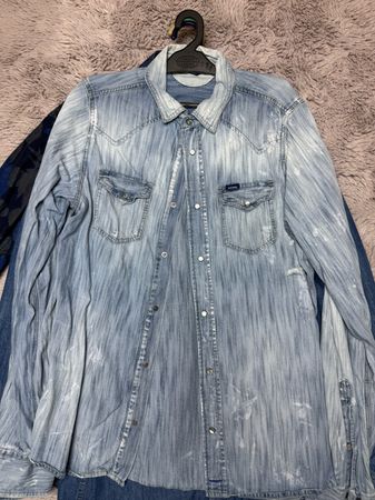 Mens denim shirts set of 6