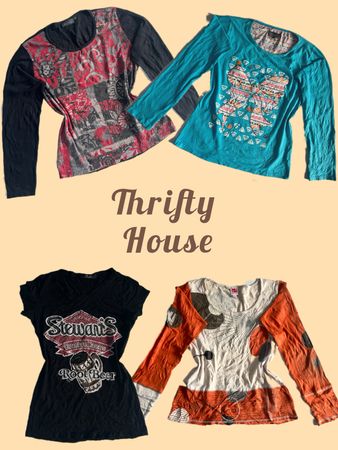 Retro 2000s Graphic Tees(TH/579)