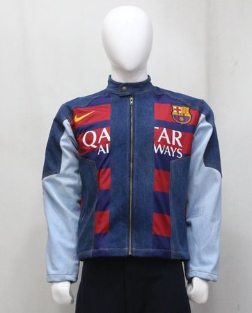 Veste en denim récupéré CR2189