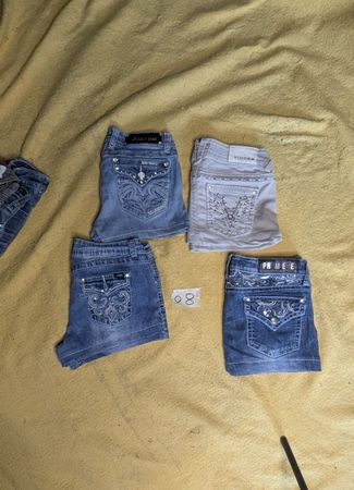 Y2K mini denim skirts and shorts 08