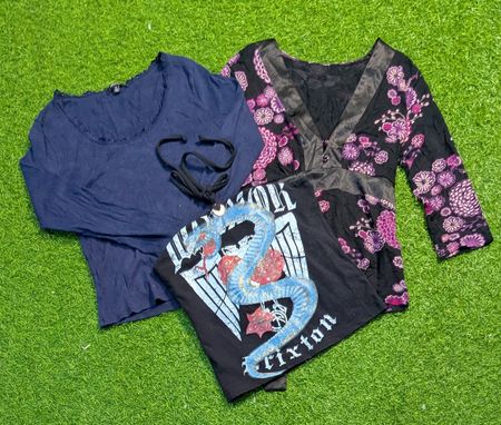 6925 - Y2K Style Blusen und Cami Top