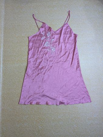 TH405 Vintage Y2K Silk Mini Dress | 90s 2000s Satin Dress