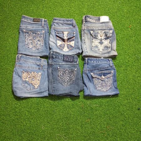 SILVER,APT.9,AND OTHER BRAND MINI MICRO SKIRT (C345)