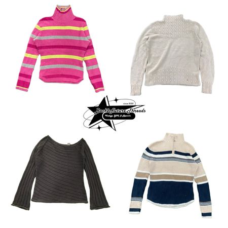 Y2k Vintage Ethentic Sweater B2F-238