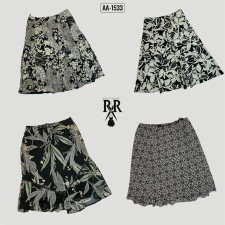 Y2k Dark Ash Mix Skirts (AA-1533)