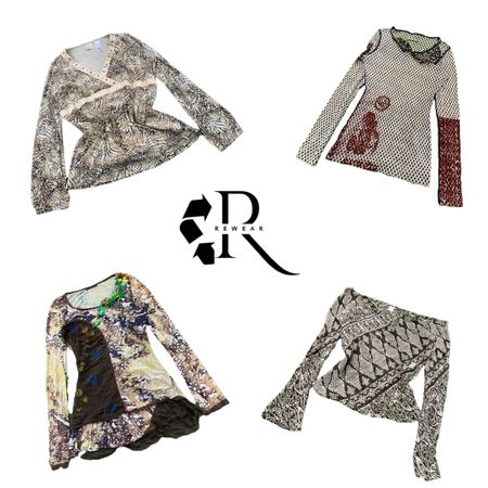 Y2K Unique Girl Printed Full Sleeve Tops RW-2457