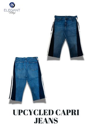 Upcycled Capri Jeans - EVR0216