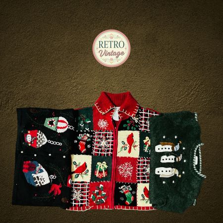 Christmas vintage & unique jumper style |E|