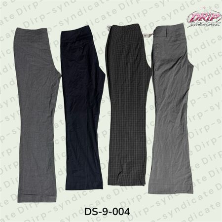 Y2K Poly Pants – Retro Baggy Streetwear Trousers  (DS-9-004)