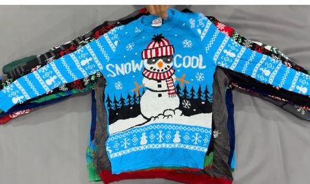 Christmas jumpers.