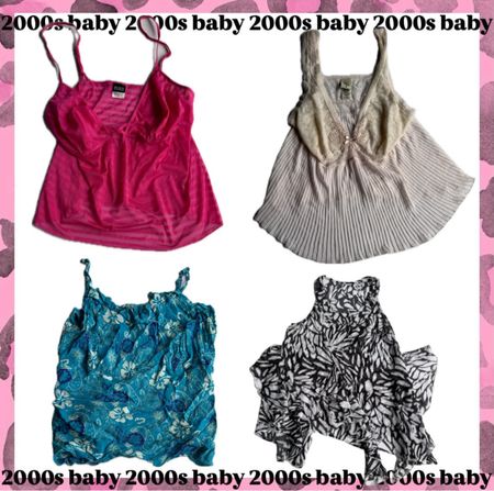 Y2k mix cami tops-211