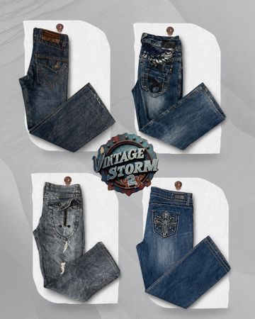 Y2K Embellished Jeans