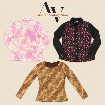 Stylische Langarm-Mesh-Oberteile