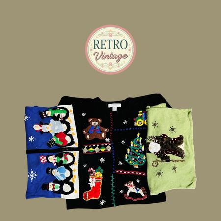 Christmas vintage & unique jumper style |E|