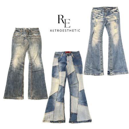 Y2K NYC IT Girl Denim Jeans RE-3536