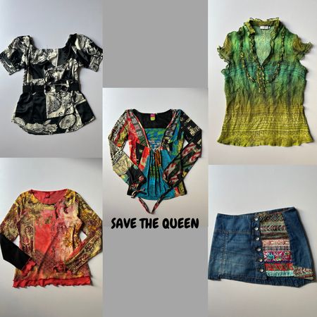 🔥 Save The Queen Festival Tie Top (CV:093)