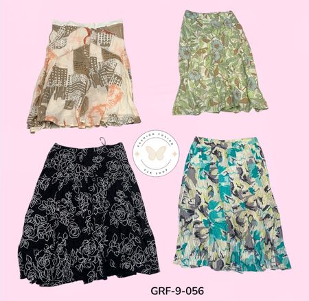 Y2K Cotton Skirts | Vintage Women’s Cotton Skirt Collection | Wholesale (GRF-9-056)