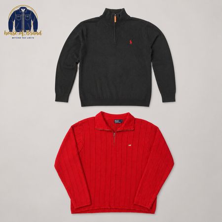 Polo ralph lauren knitwear,sweaters,half zippers