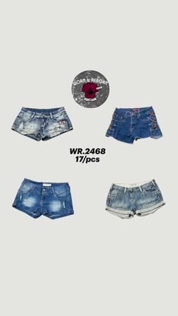 Y2K mini denim shorts WR-2468