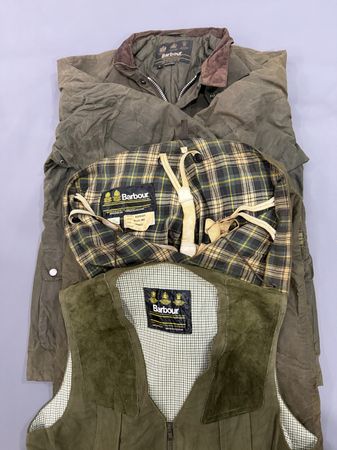 Barbour wax jkt and without wax jkt and pants