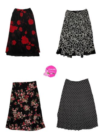 Y2K romantic core poly skirts