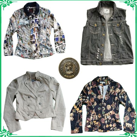 Vintage Y2K Women's Fashion Jackets & Retro Outerwear Bundle Lot A145