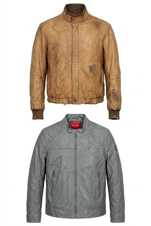 Y2K leather jackets bomber mix