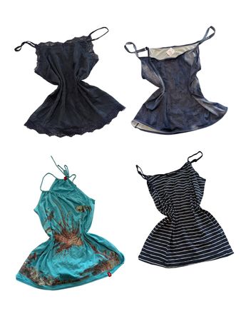 Y2K Teal Floral Print Cami Tops-ST-238