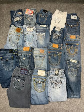 Miss me true religion and rock revival jeans
