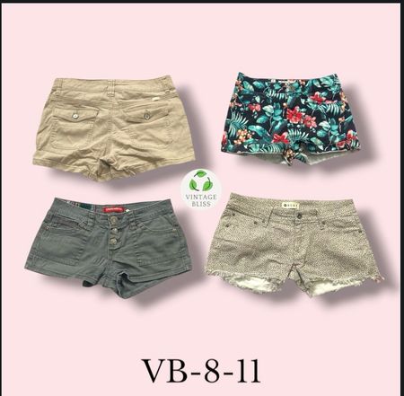 Y2K Cotton Mini Shorts Wholesale Bundle(VB-8-11)10 piece